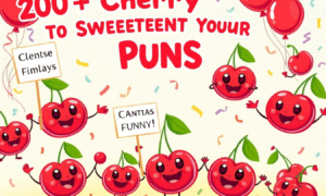 200 + Cherry Puns to Sweeten Your Day Cherry-licious Jokes