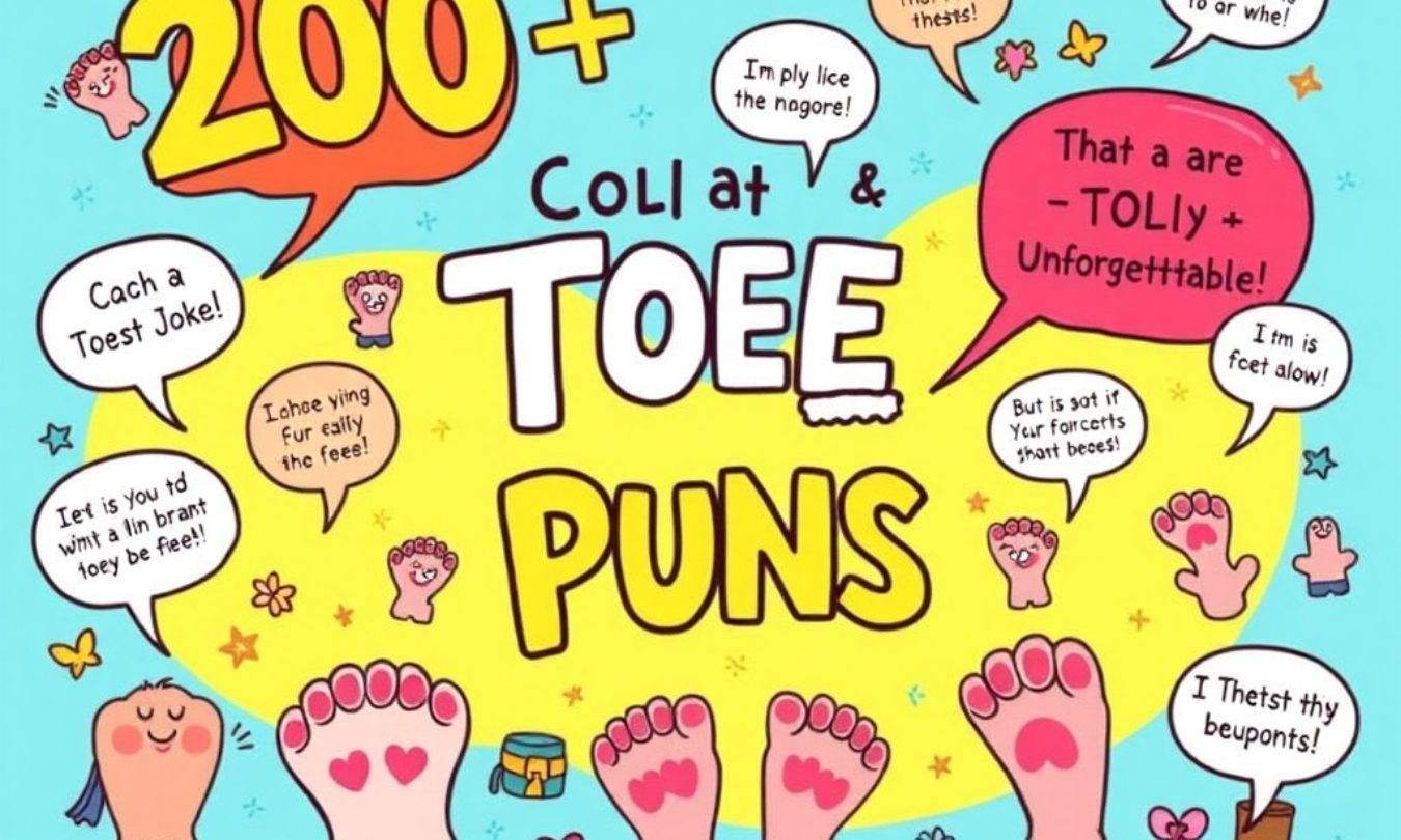 200 + Cool & Toe Puns That Are Toe tally Unforgettable Jokes