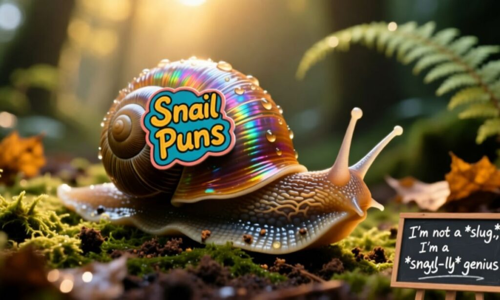200 + Unique Snail Puns & Jokes Funny, Cute, and Clever Ideas 