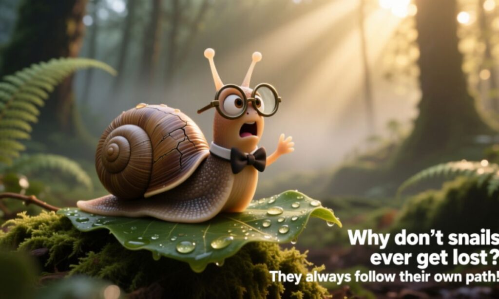 200 + Unique Snail Puns & Jokes Funny, Cute, and Clever Ideas 
