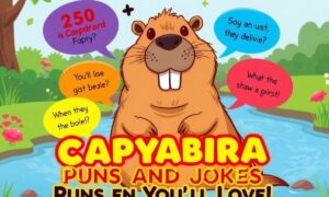 250 + Clever Capybara Puns and Jokes You’ll Love