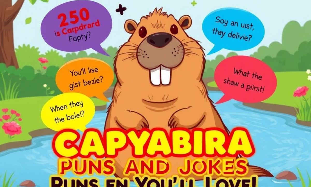 250 + Clever Capybara Puns and Jokes You’ll Love