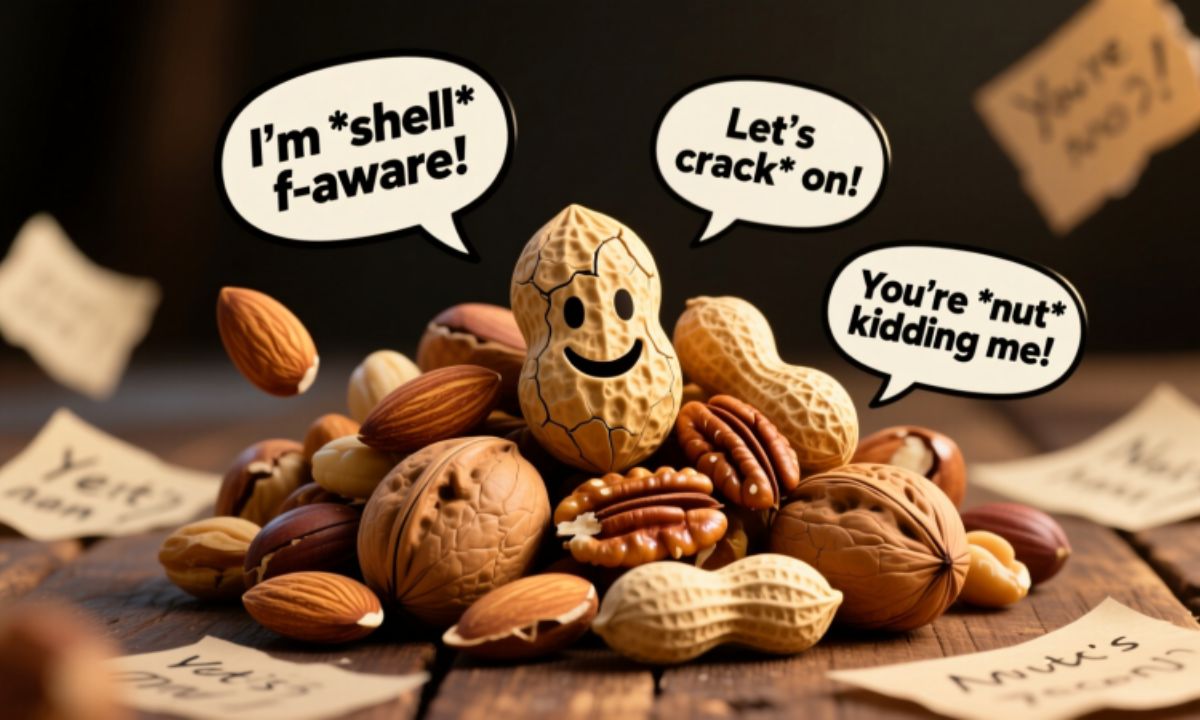 250 Funniest Nut Puns and Jokes on the Net