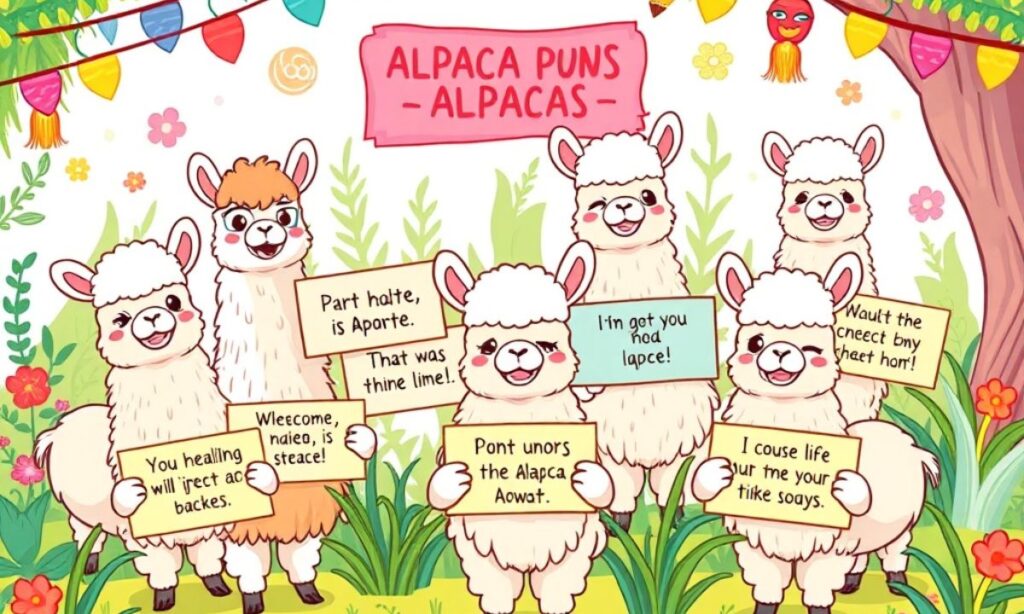 Alpaca Puns One-Liners 