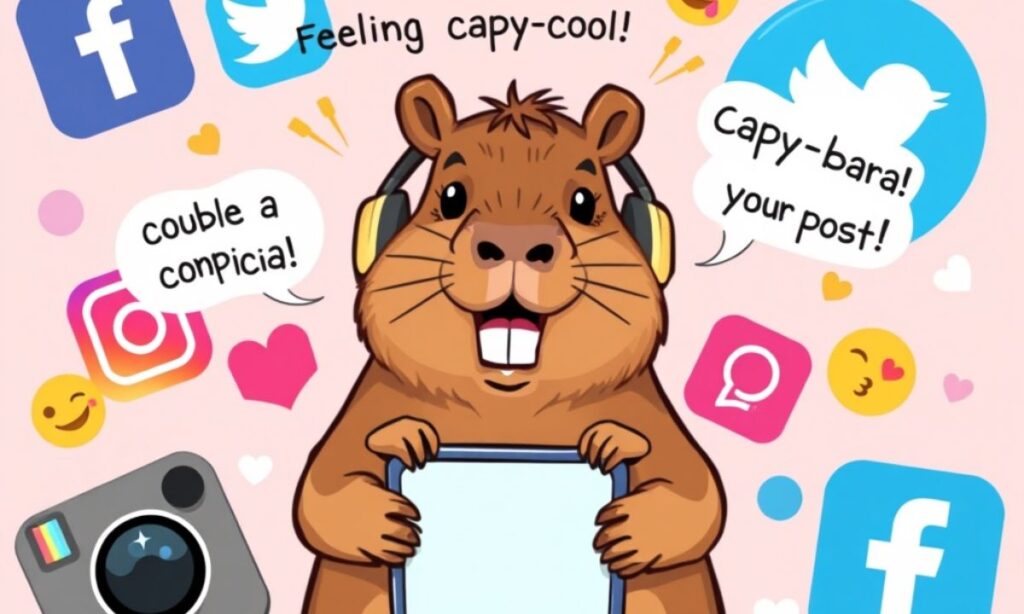 Capybara Puns for Social Media