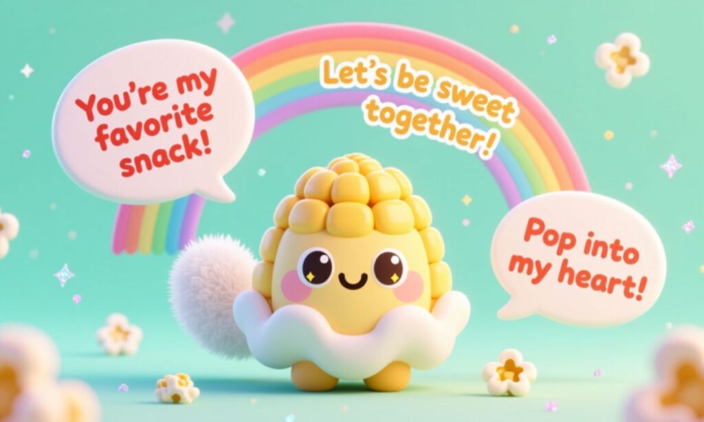 Cute Corny Popcorn Lines