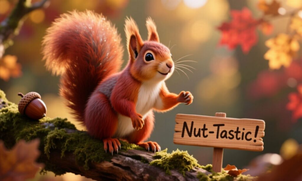 Cute Squirrel Puns