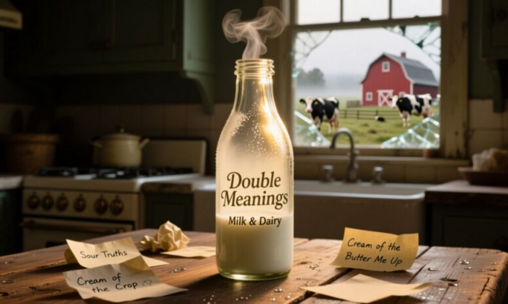 Double Meanings Milk & Dairy Wordplay 