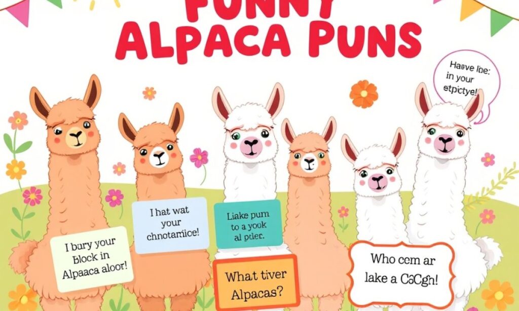 Funny Alpaca Puns 