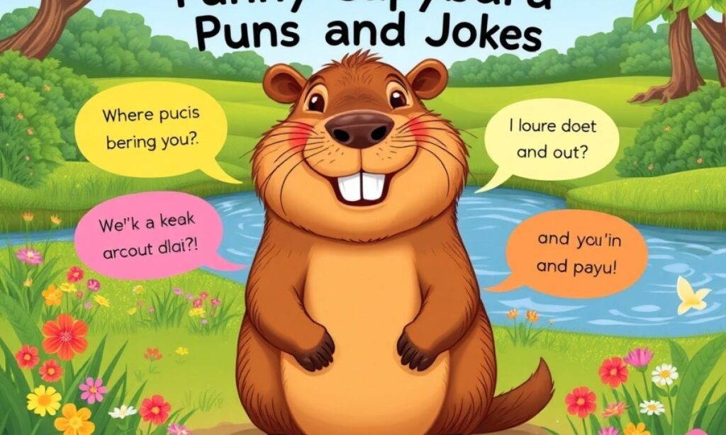 Funny Capybara Puns and Jokes