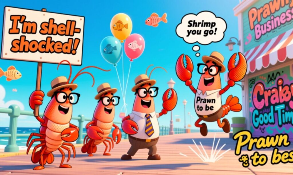 Hilarious Prawn Puns & Captions