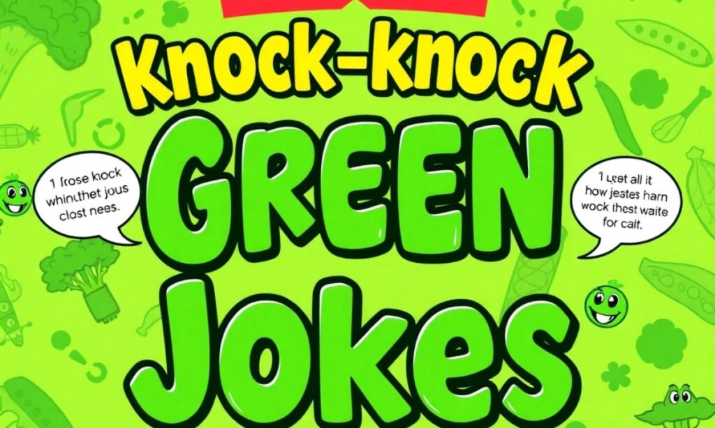 Knock-Knock Green Jokes  