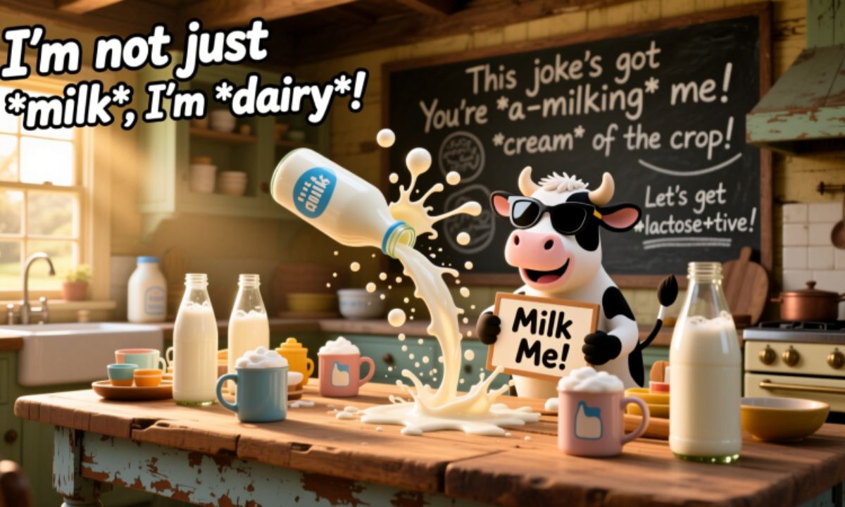 Laugh Out Loud With The Best Milk Puns and Jokes Of All Time