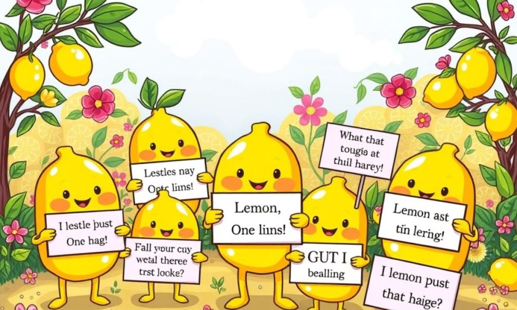 Lemon Puns One-Liner