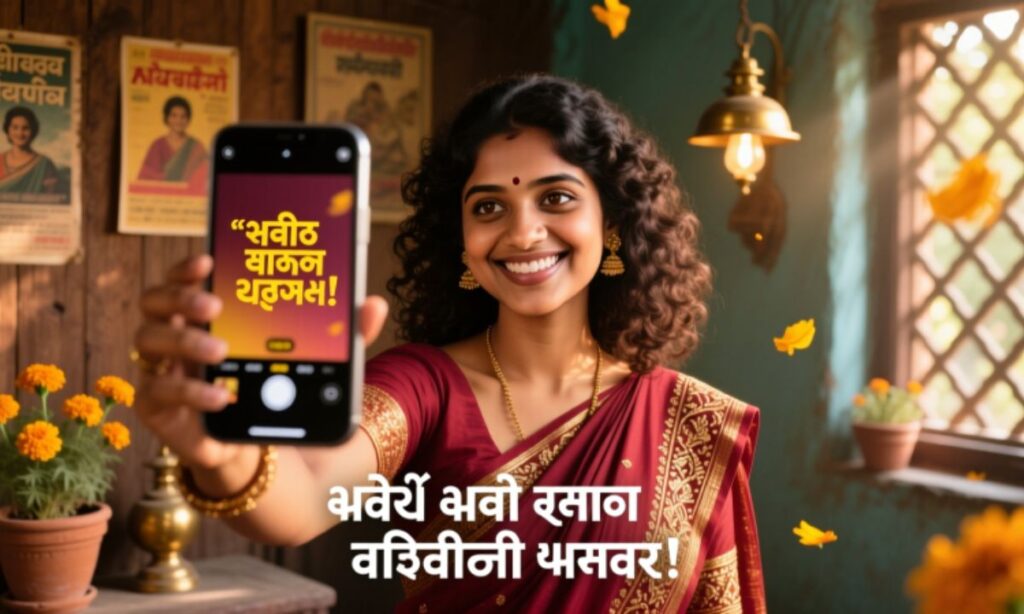 Marathi Captions for Selfies That Shine 