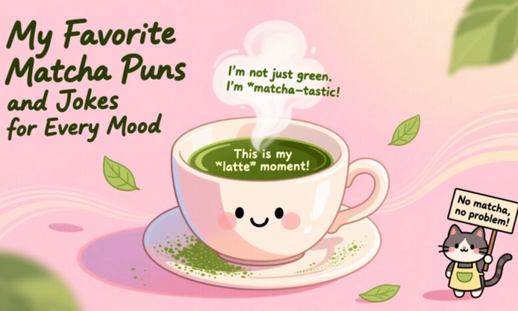 My Favorite Matcha Puns and Jokes for Every Mood