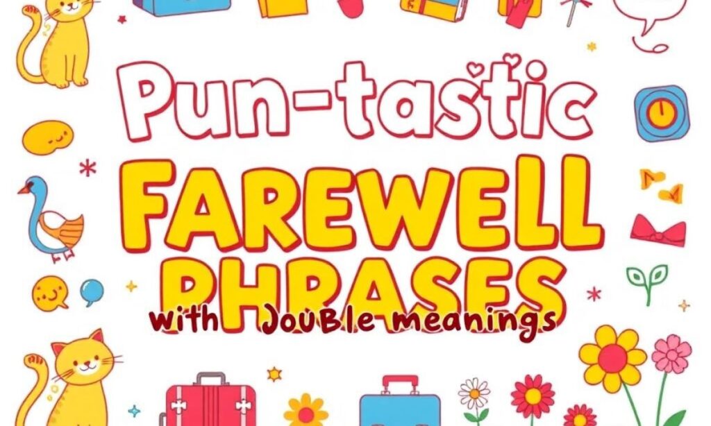 Pun-tastic Farewell Phrases With Double Meaningsย