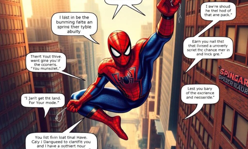 Spider Man Double Meanings Wordplay 