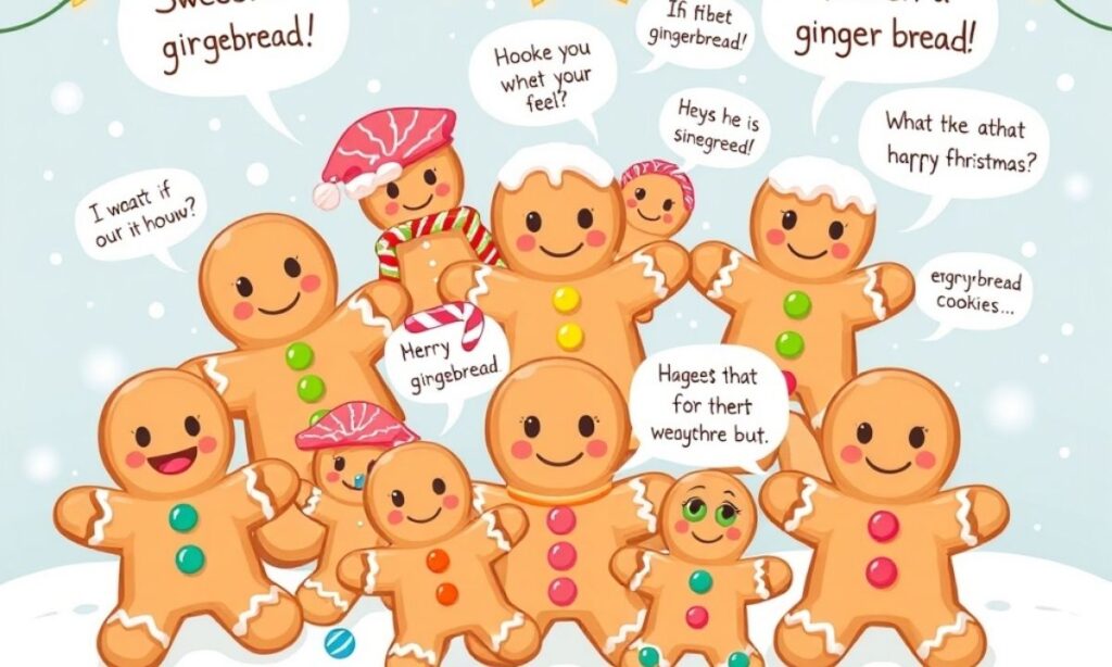 Sweet Gingerbread Puns & Jokes for Holidays, Crafts & Captions 