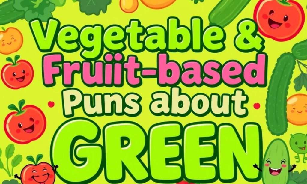 Vegetable & Fruit-based Puns About Green 