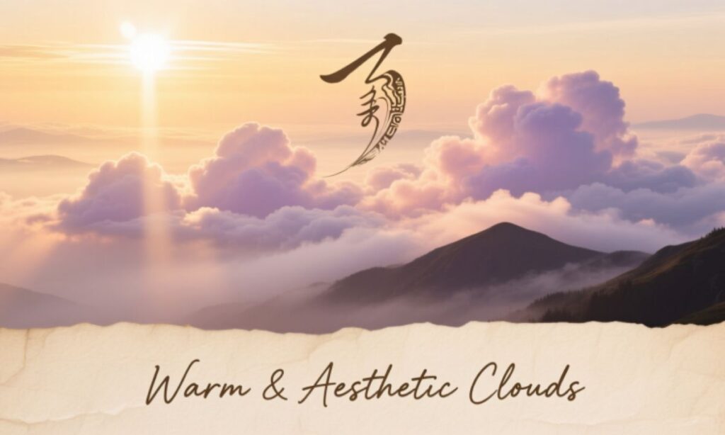 Warm & Aesthetic Cloud Captions