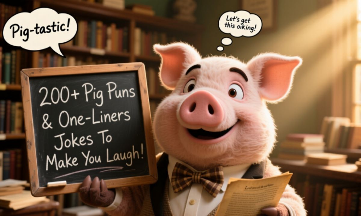 200 + Pig Puns And One-Liners Jokes To Make You Laugh