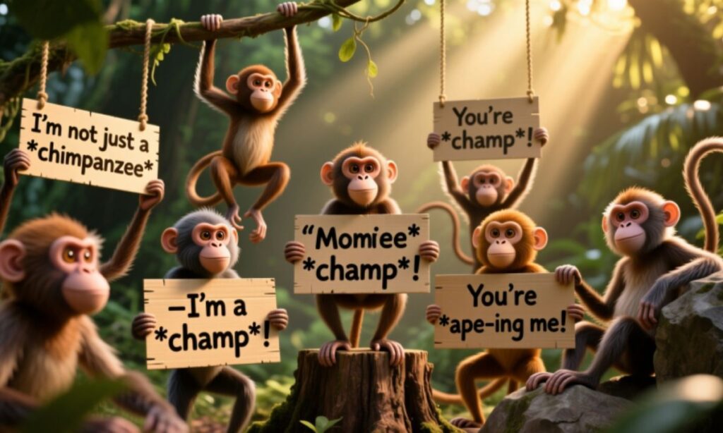 30 Monkey Puns Captions 