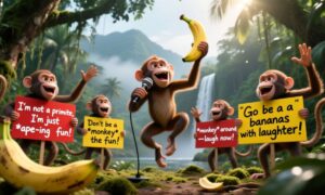 300 + Monkey Puns And Jokes - Go Bananas With Laughter