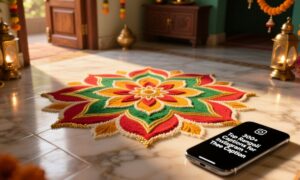 300 + Top Rangoli Captions For Instagram  - Thee Caption