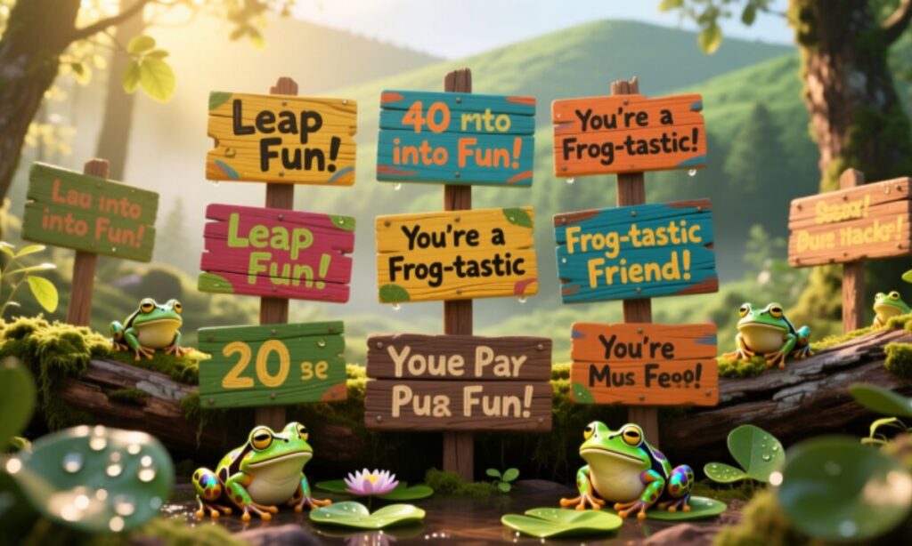 40 Frog Puns for Kids Activities 