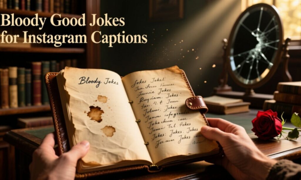 Bloody Good Jokes for Instagram Captions
