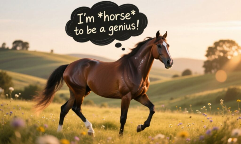 Clever & Funny Puns With Horses