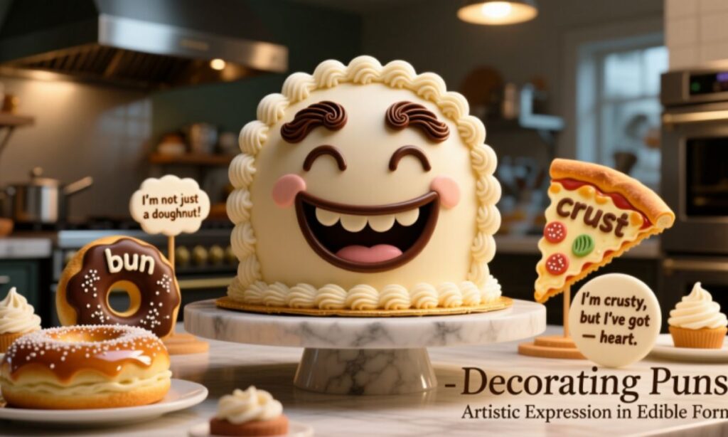 Decorating Puns Artistic Expression in Edible Form