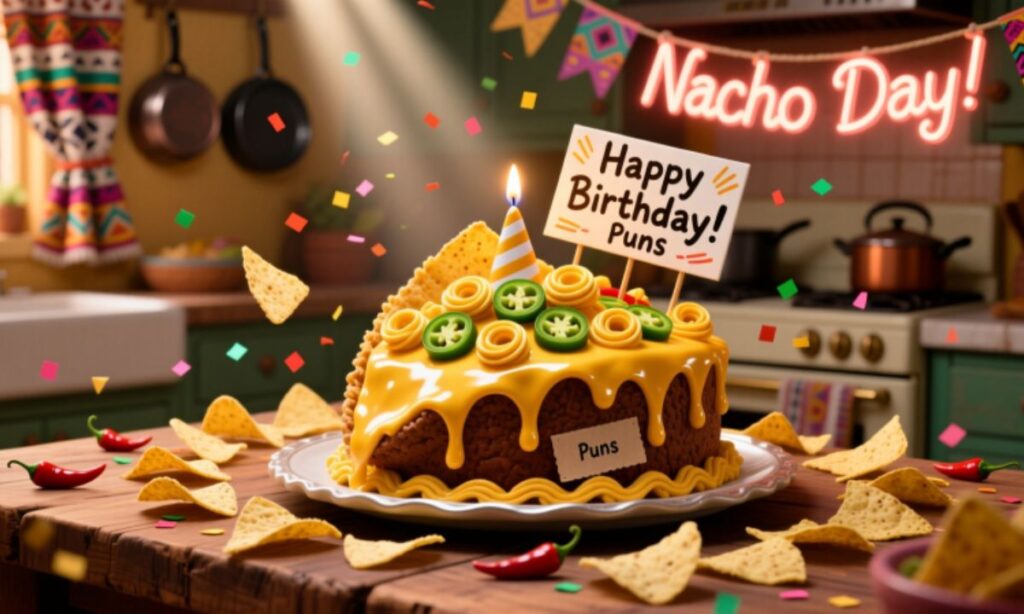 Nacho Birthday Puns
