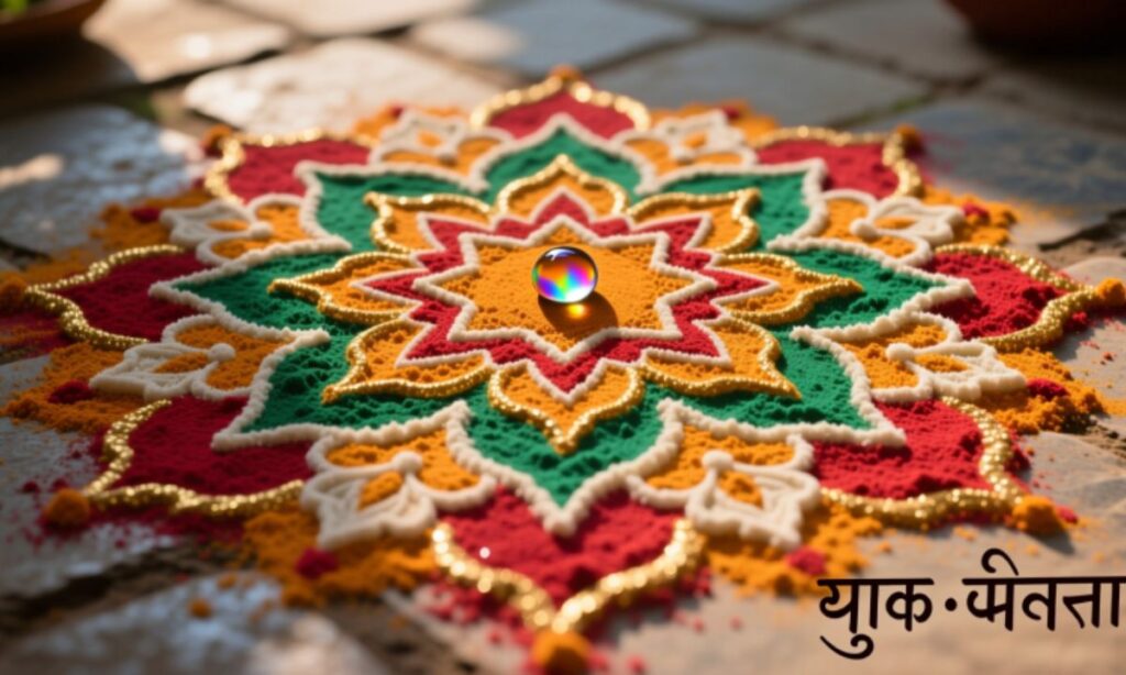 Short Captions for Rangoli 