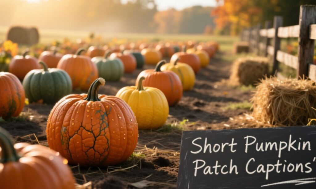 Short Pumpkin Patch Captions