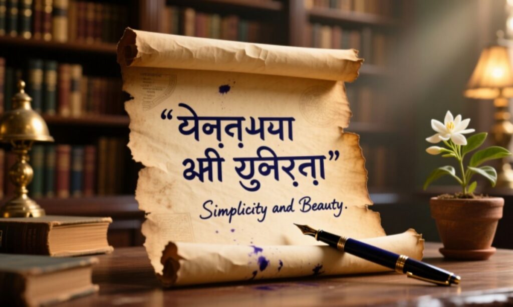 Simple Marathi Caption for Instagram