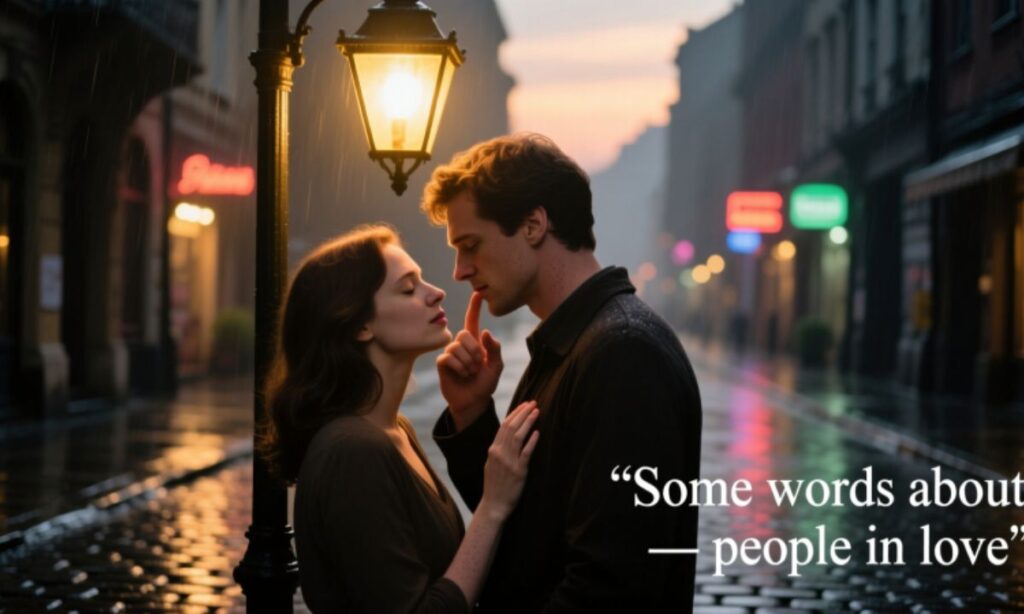 Some words about people in love