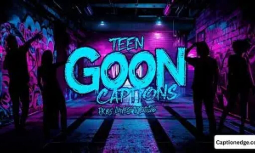 Edgy Teen Goon Captions