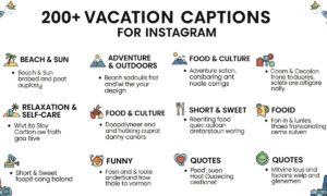 200 + Vacation Captions for Instagram