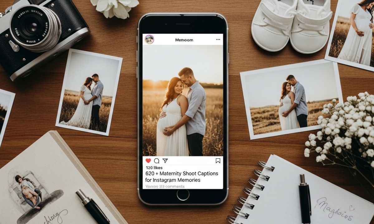 620 + Maternity Shoot Captions for Instagram Memories