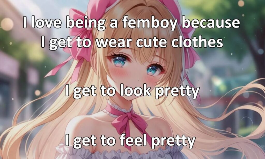 Anime-Inspired Femboy Captions