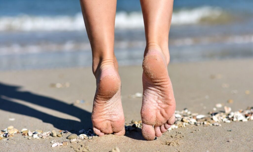 Beach Feet Captions