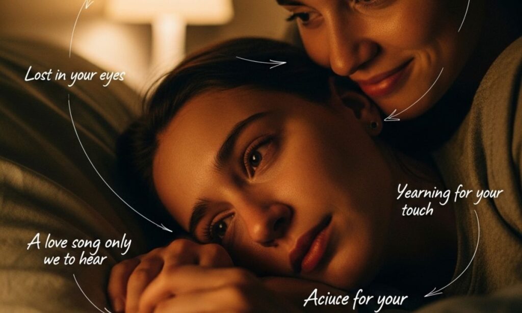 Bedroom Confession Captions of Desire