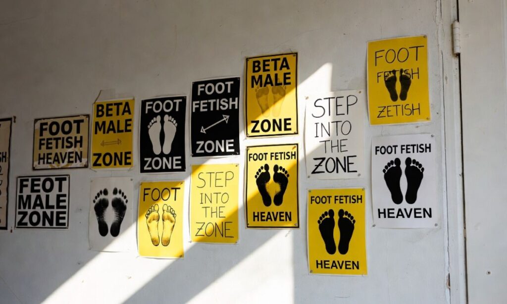 Beta Male Zone Foot Fetish Captions