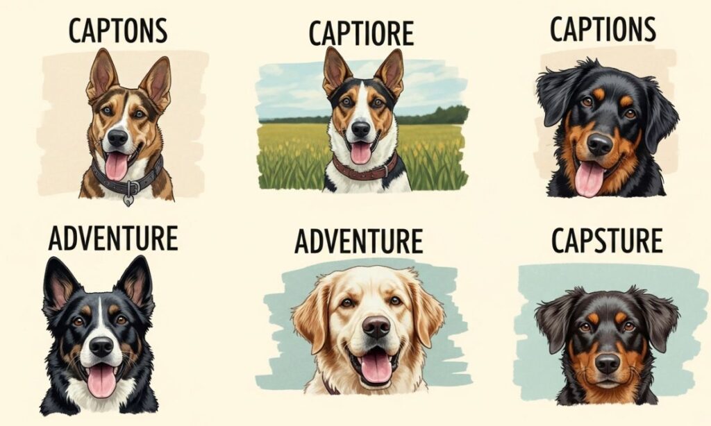 Dog Adventure Captions