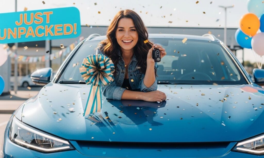 Excited and Celebratory New Car Captions