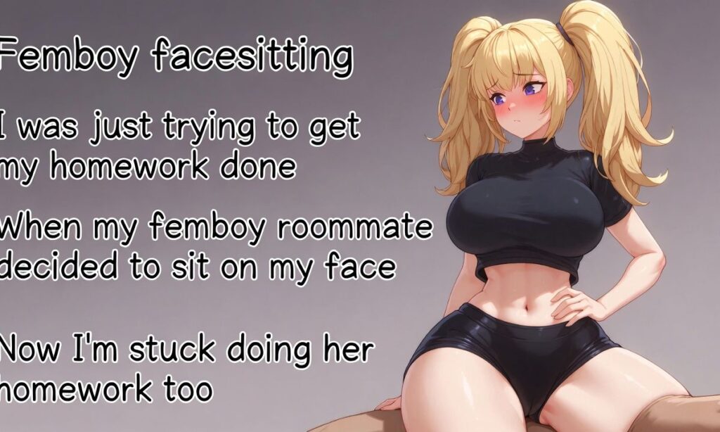 Femboy Facesitting Captions
