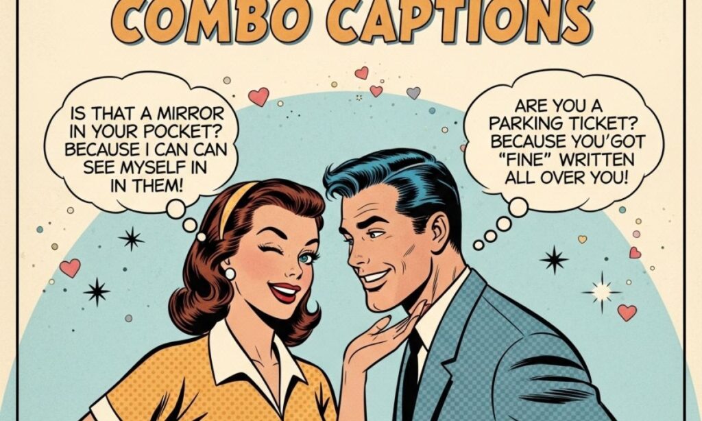 Flirt Tease Combo Captions