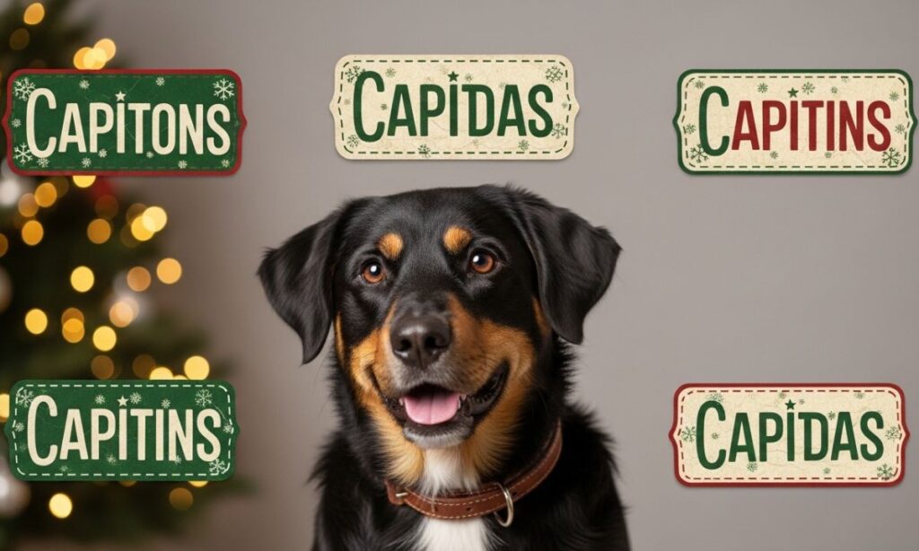 Holiday Dog Captions